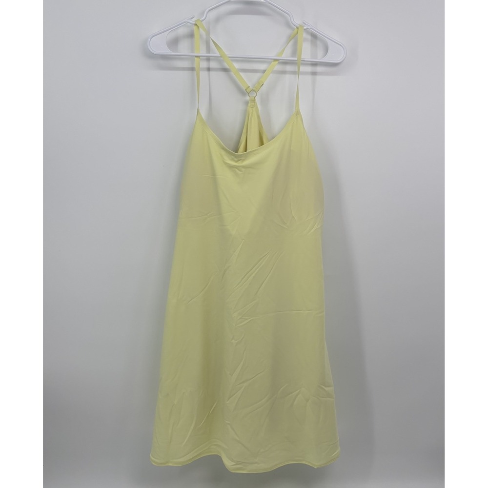 Outdoor Voices The Exercise Dress Yellow Racerback Women's 3XL Lined Tennis